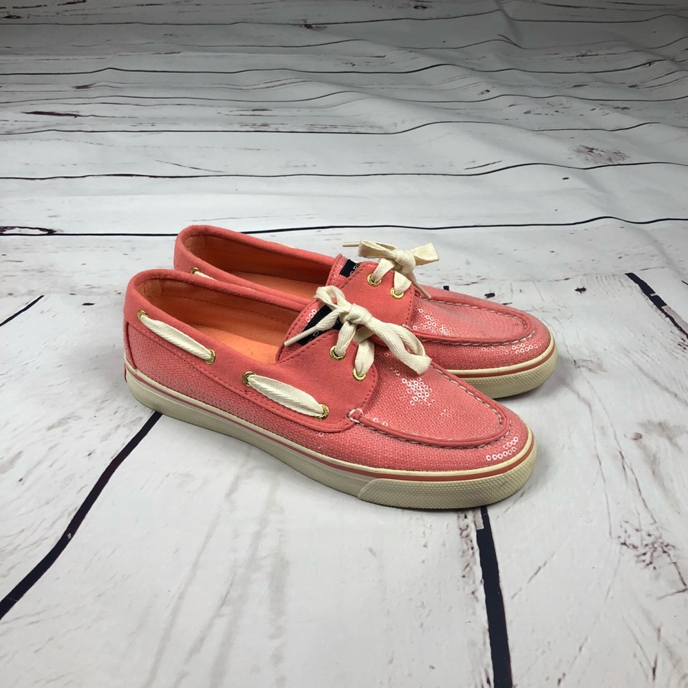 Sperry‎ Pink Sequin Shoes